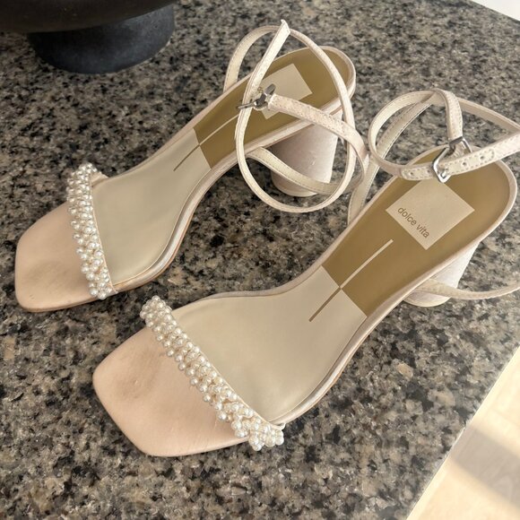 Dolce Vita Nory‑ Heels – Natural – Size 7.5 - Picture 2 of 3